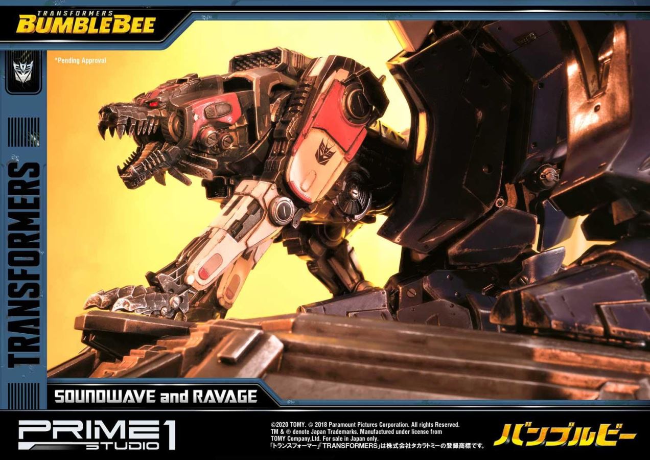 Transformers: Bumblebee (Film) Soundwave & Ravage EX Version