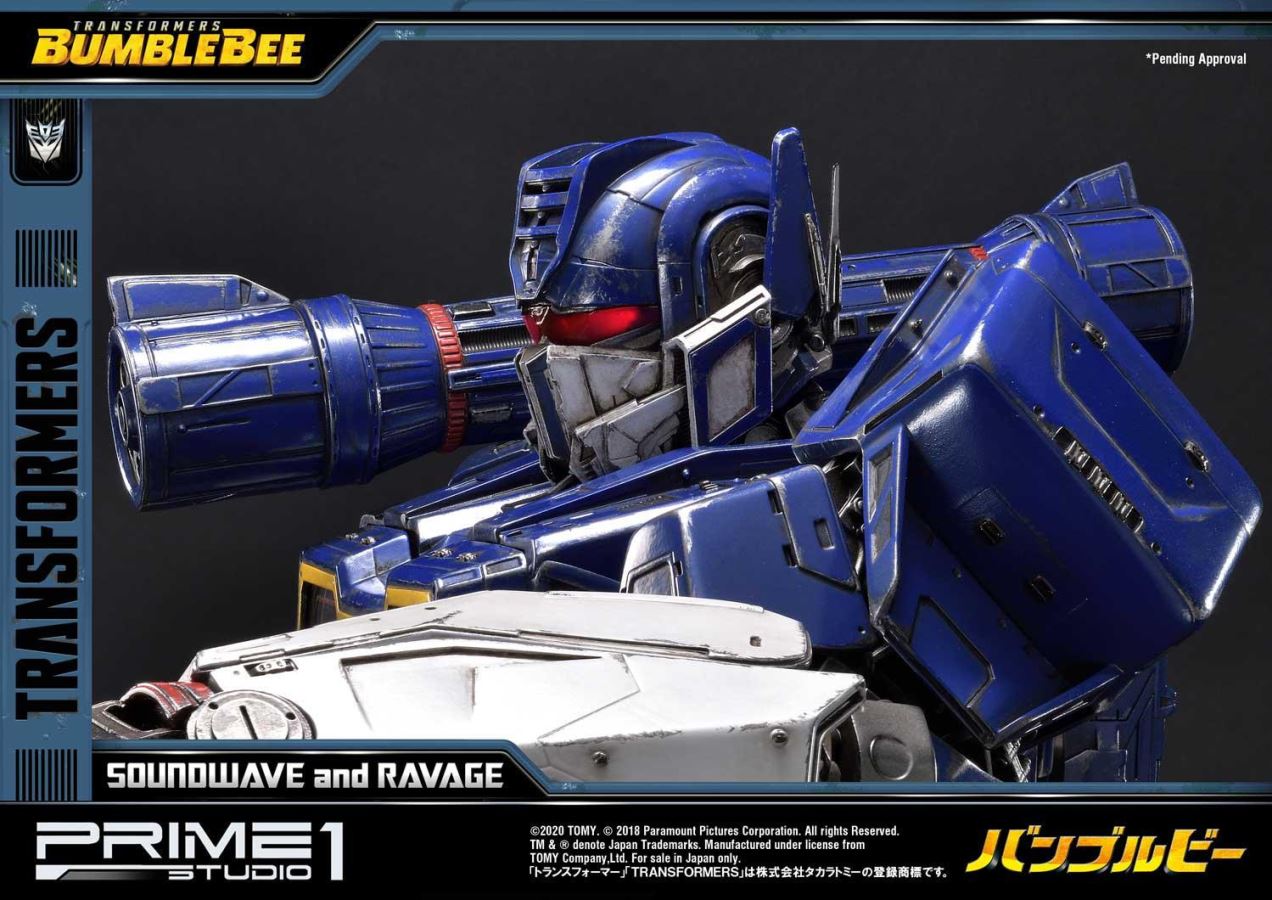Transformers: Bumblebee (Film) Soundwave & Ravage EX Version