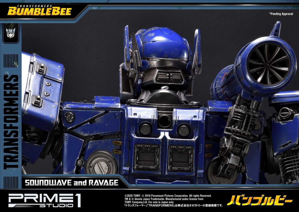 Transformers: Bumblebee (Film) Soundwave & Ravage EX Version