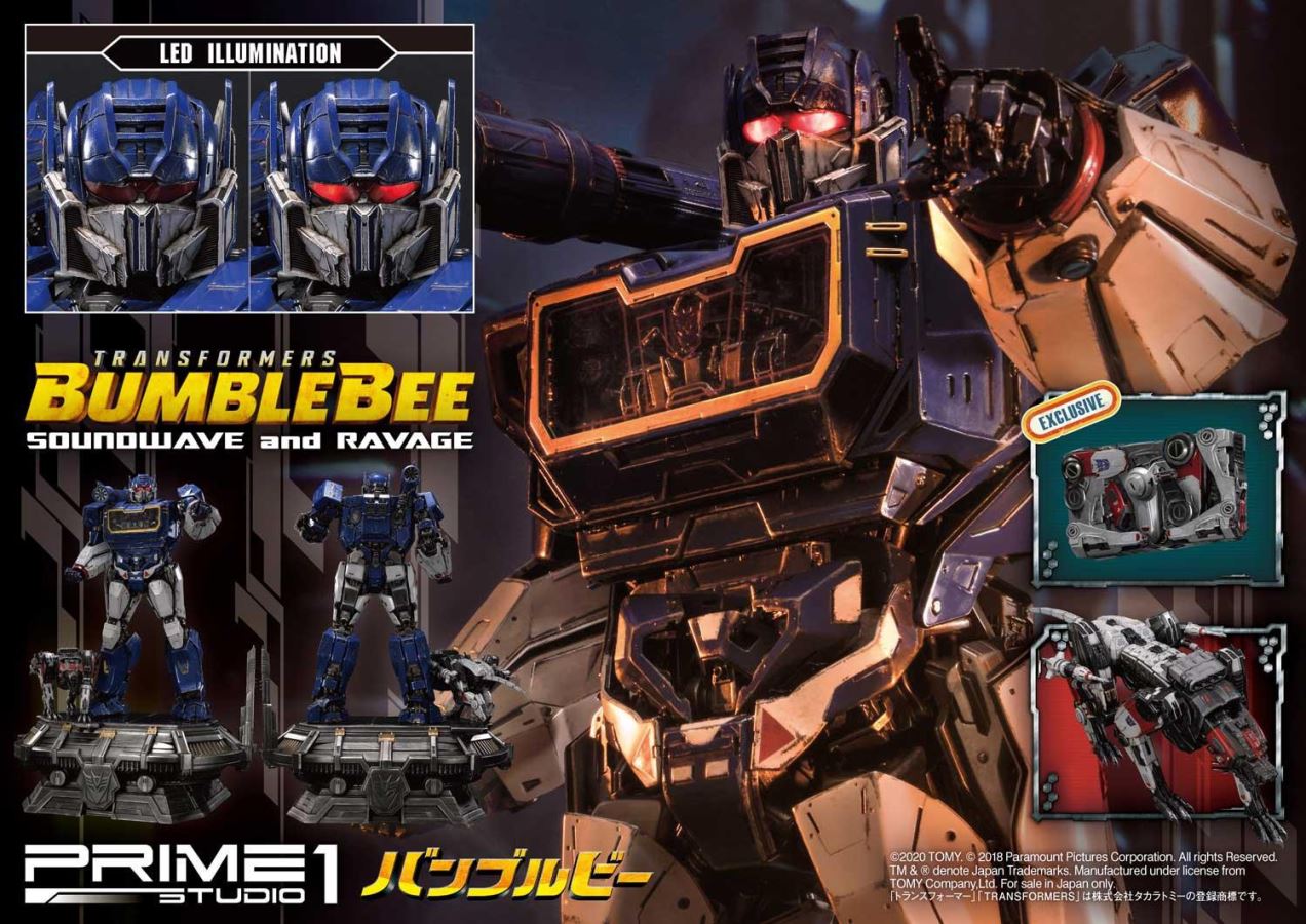 Transformers: Bumblebee (Film) Soundwave & Ravage EX Version