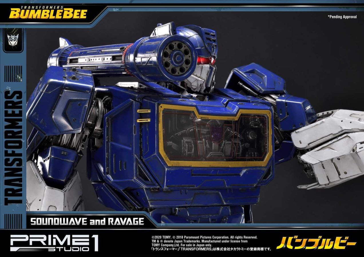 Transformers: Bumblebee (Film) Soundwave & Ravage EX Version