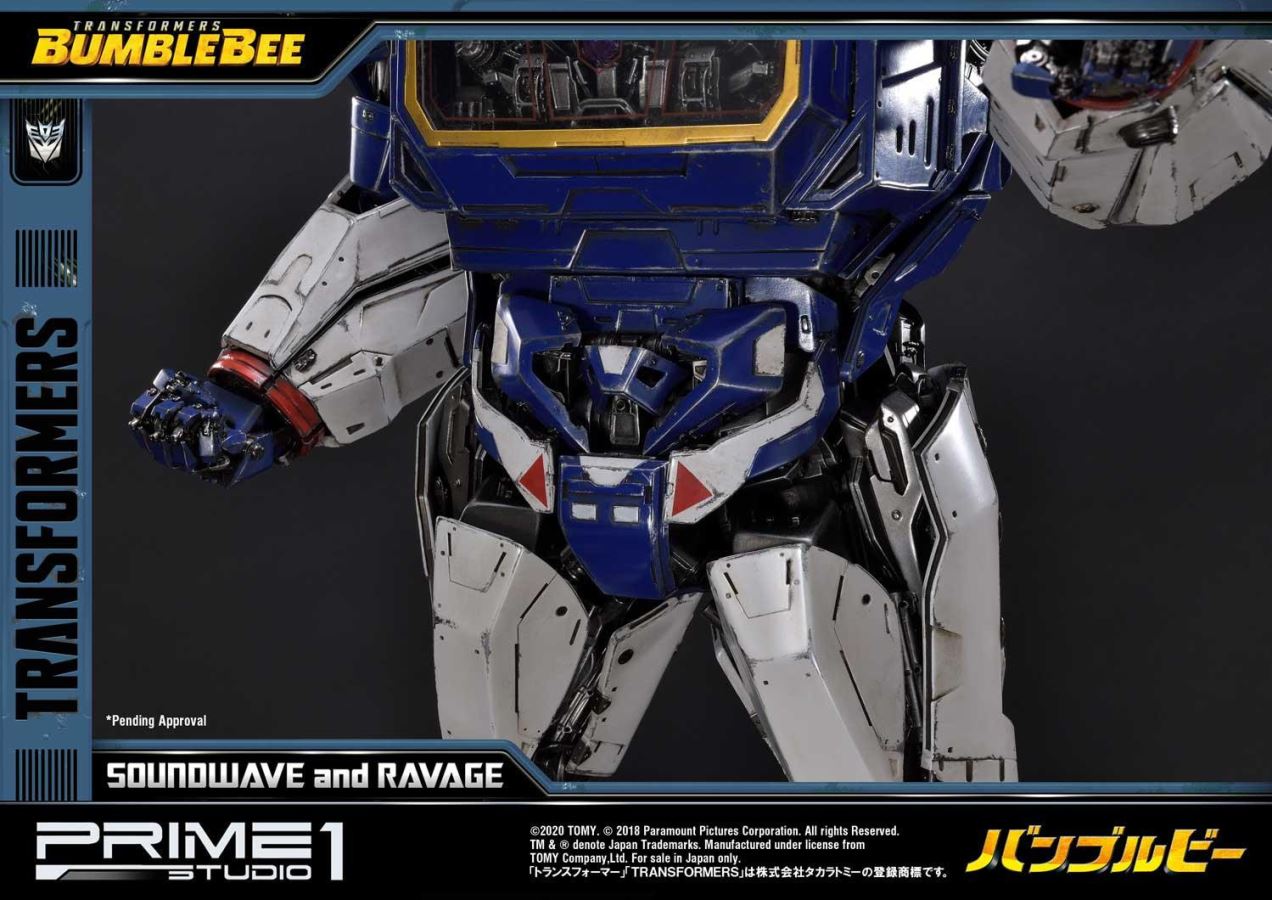 Transformers: Bumblebee (Film) Soundwave & Ravage EX Version
