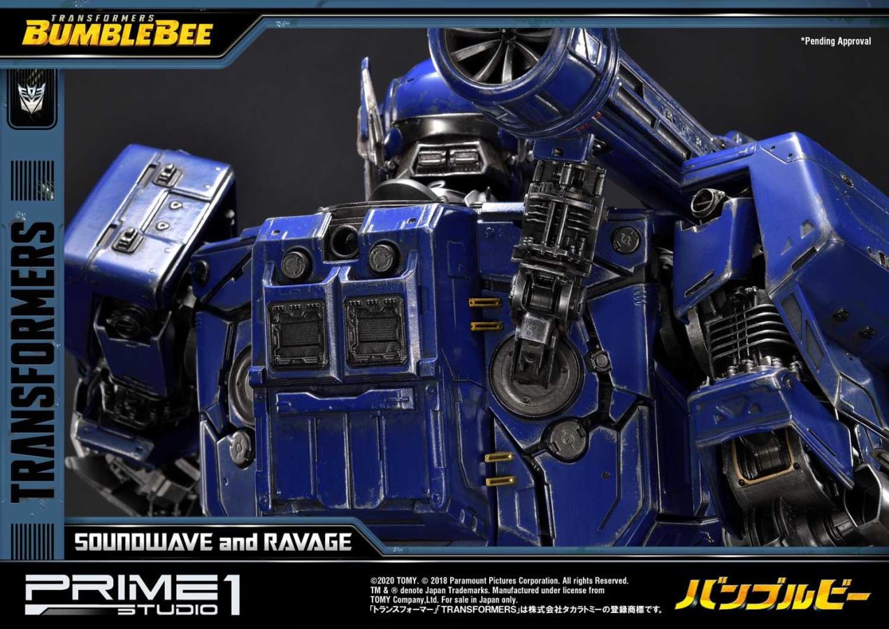 Transformers: Bumblebee (Film) Soundwave & Ravage EX Version