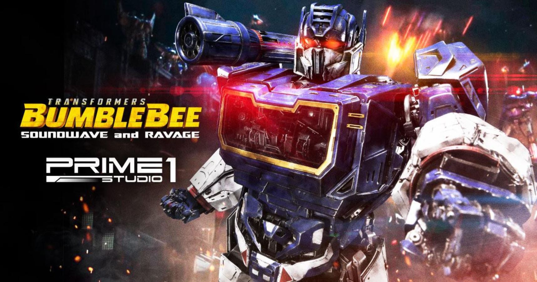 Transformers: Bumblebee (Film) Soundwave & Ravage EX Version
