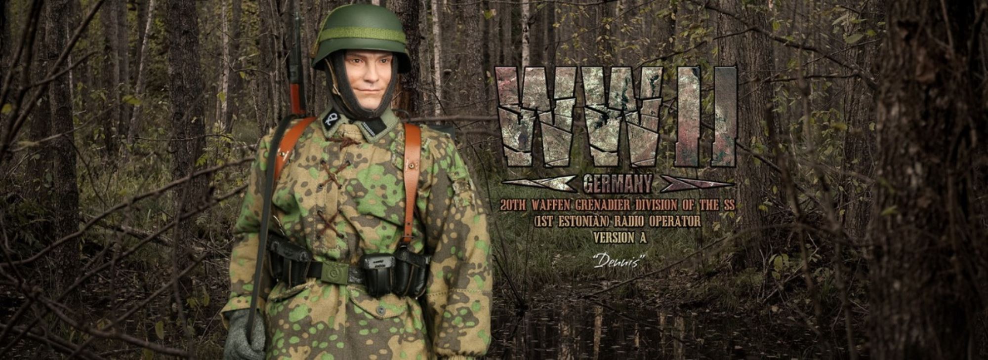 1/6 World War II Twentieth Armored Grenadier Division Radio Section A D80142