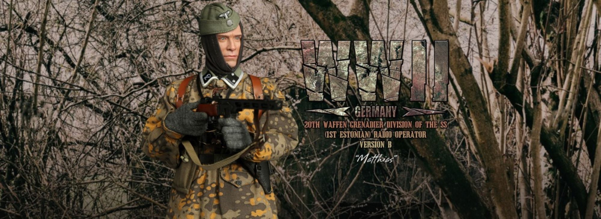 1/6 World War II Twentieth Armored Grenadier Division Radio Section B D80143