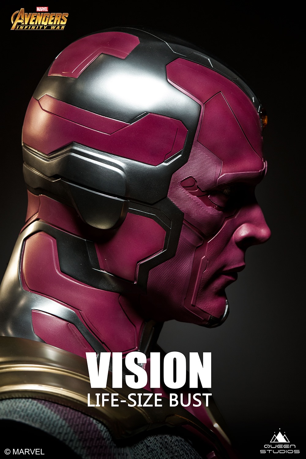 1/1 Avengers: Infinity War - Vison Bust