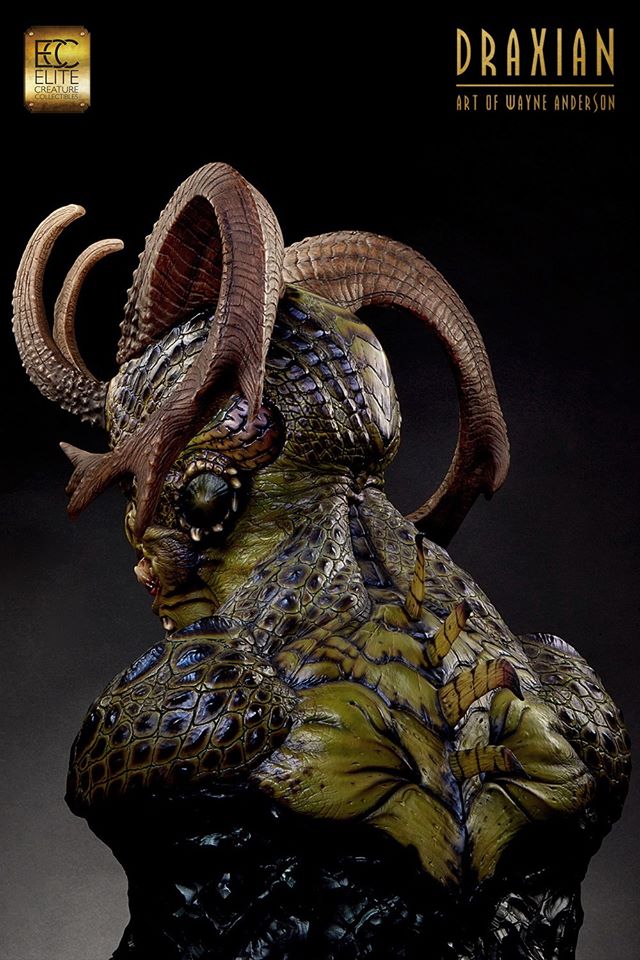 Draxian Bust (Art of Wayne Anderson)