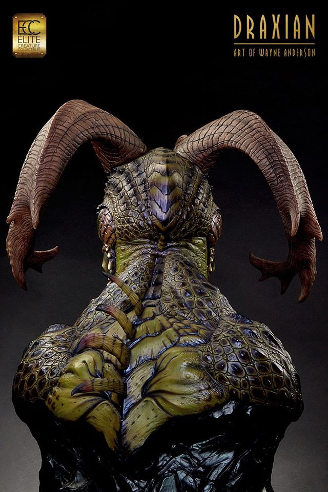 Draxian Bust (Art of Wayne Anderson)
