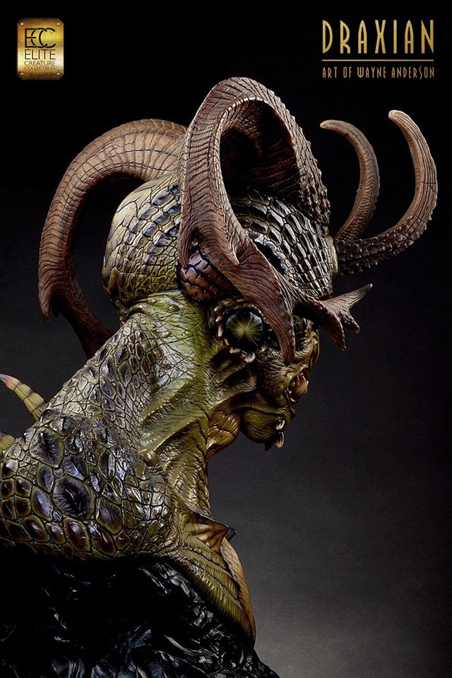 Draxian Bust (Art of Wayne Anderson)