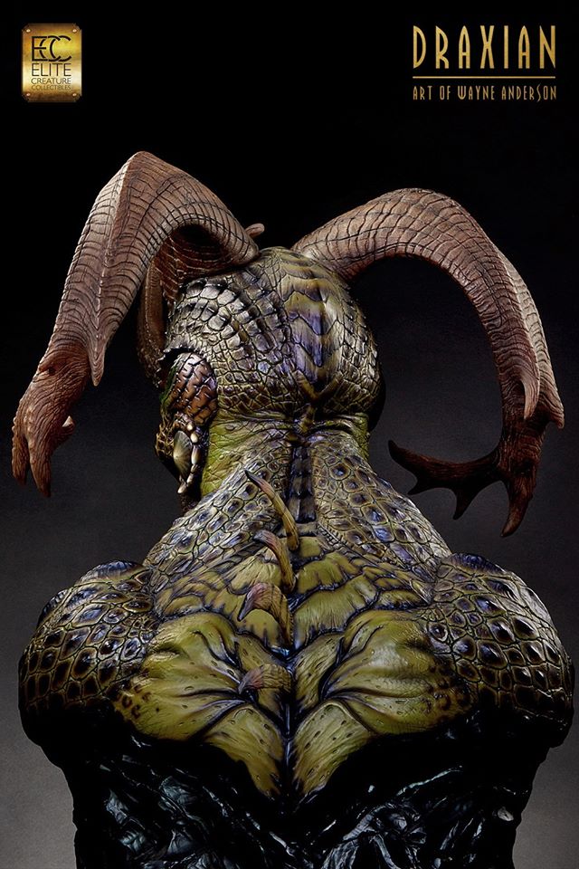 Draxian Bust (Art of Wayne Anderson)