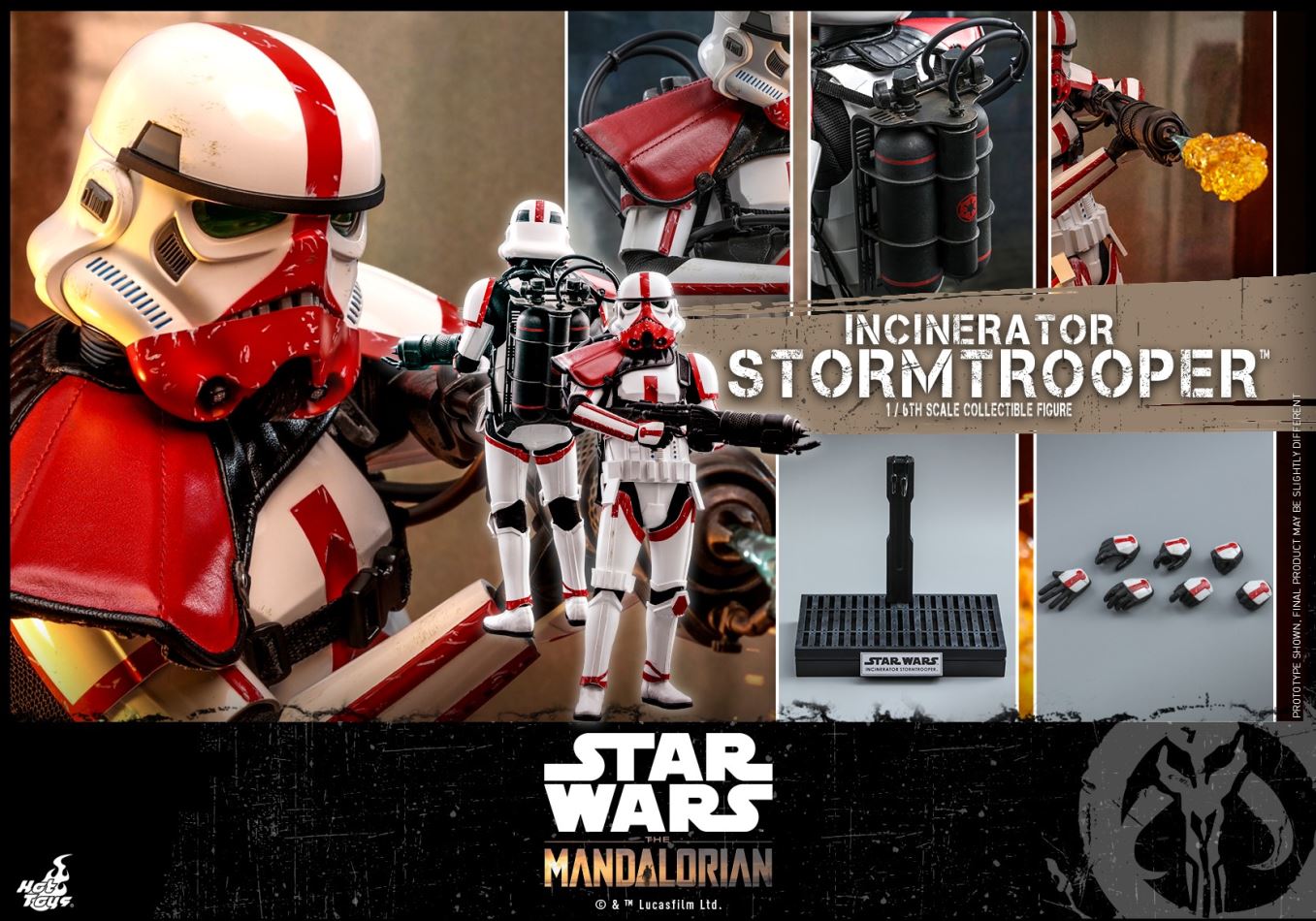 The Mandalorian Incinerator StormTrooper 1/6
