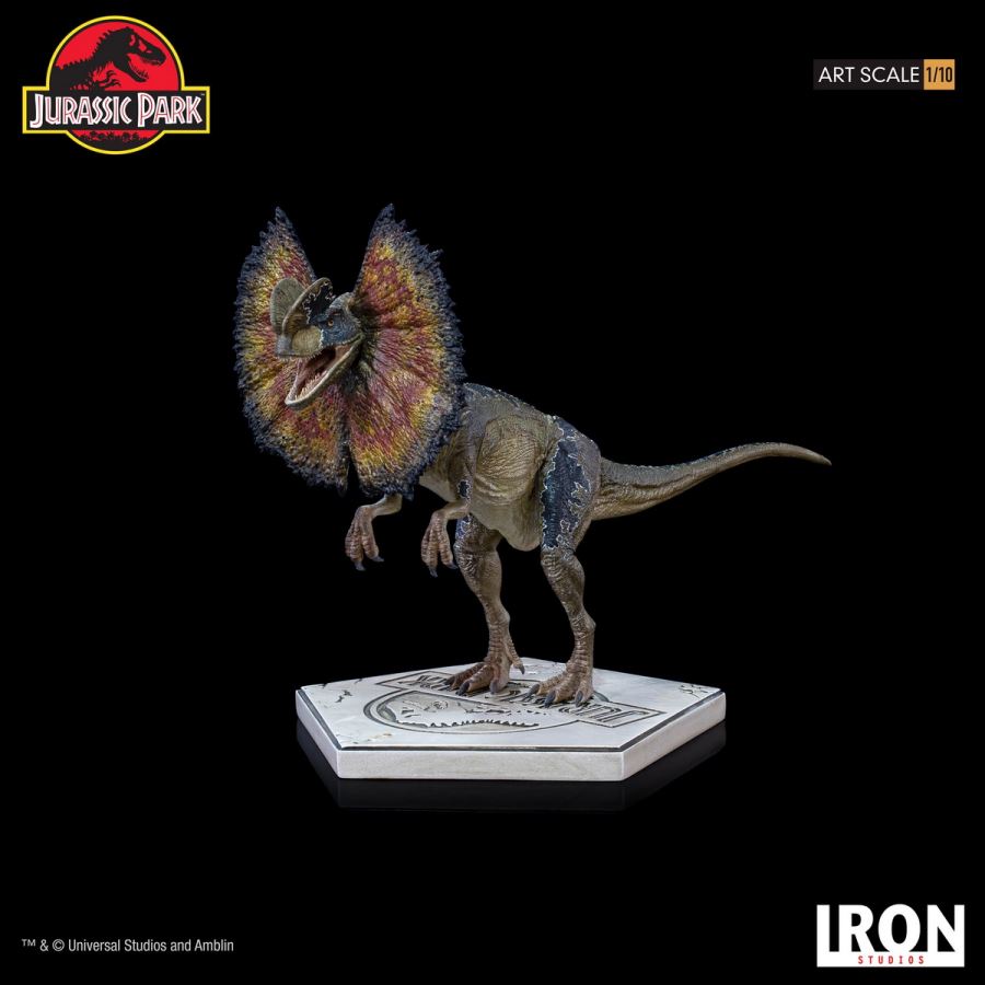 Dilophosaurus Art Scale 1/10 - Jurassic Park
