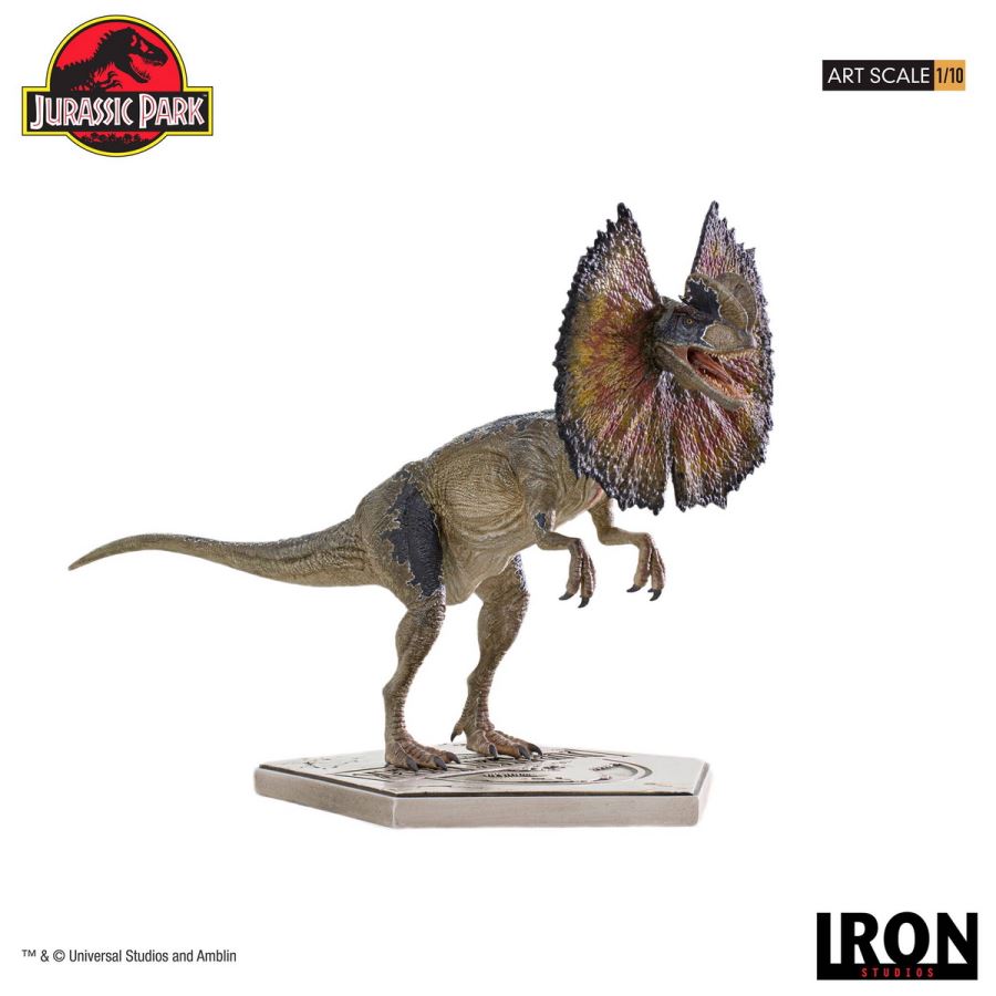 Dilophosaurus Art Scale 1/10 - Jurassic Park
