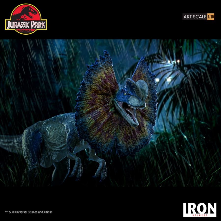 Dilophosaurus Art Scale 1/10 - Jurassic Park