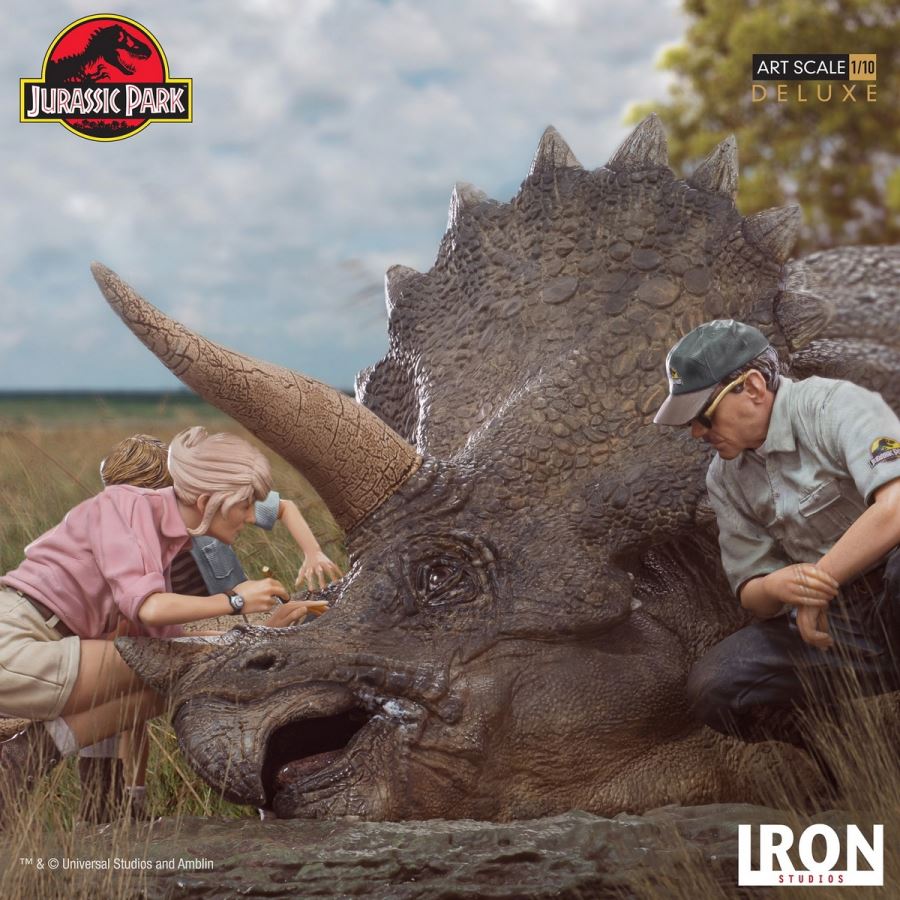 Triceratops Diorama Deluxe Art Scale 1/10 - Jurassic Park
