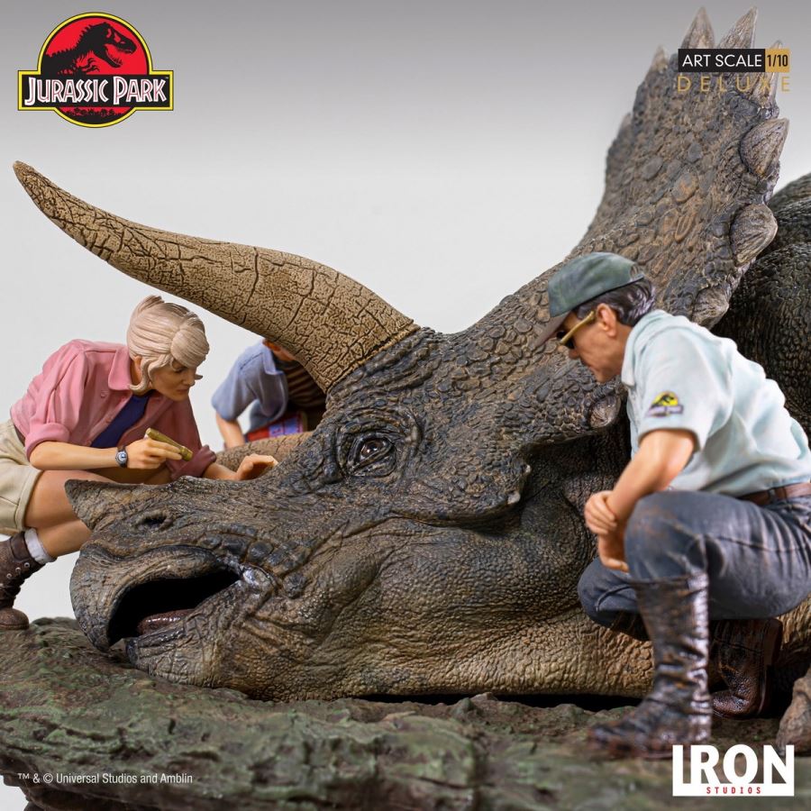 Triceratops Diorama Deluxe Art Scale 1/10 - Jurassic Park