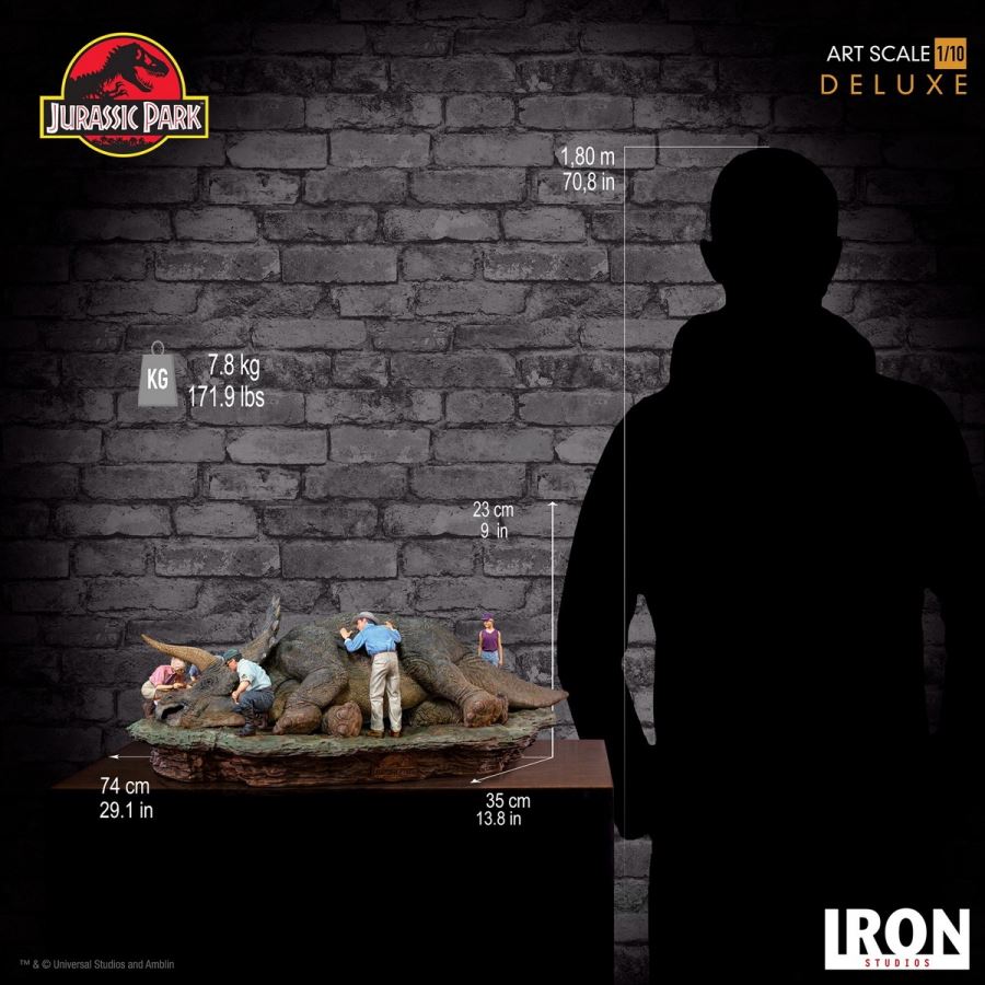 Triceratops Diorama Deluxe Art Scale 1/10 - Jurassic Park