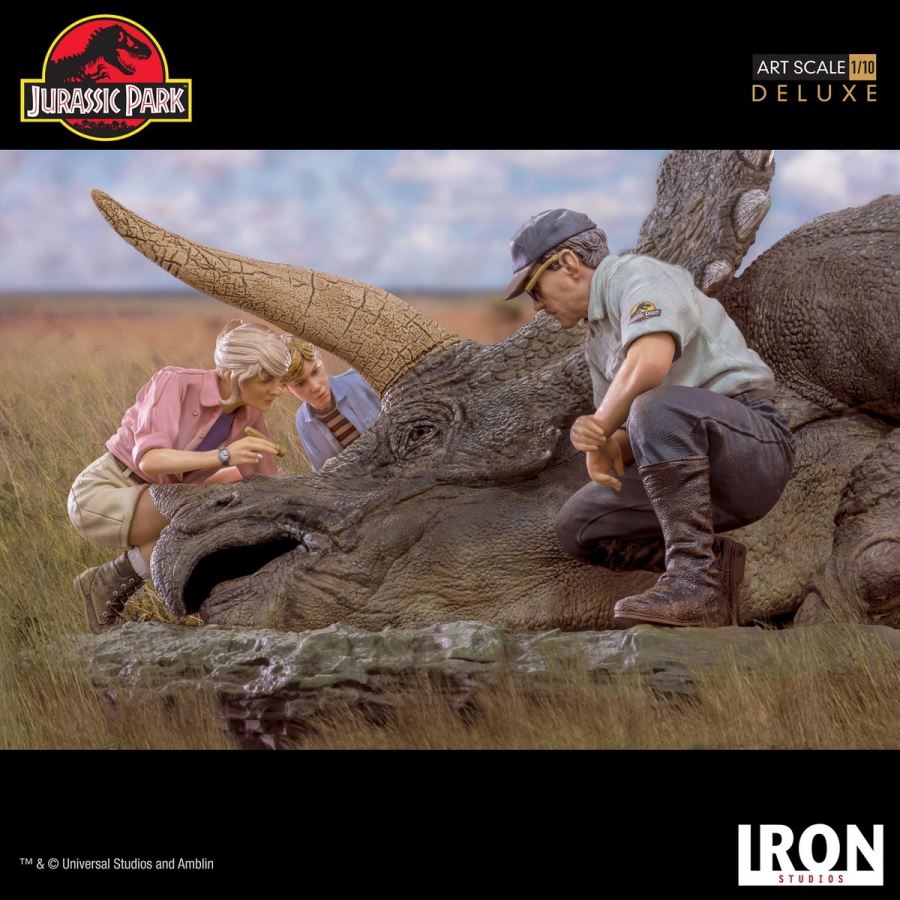 Triceratops Diorama Deluxe Art Scale 1/10 - Jurassic Park