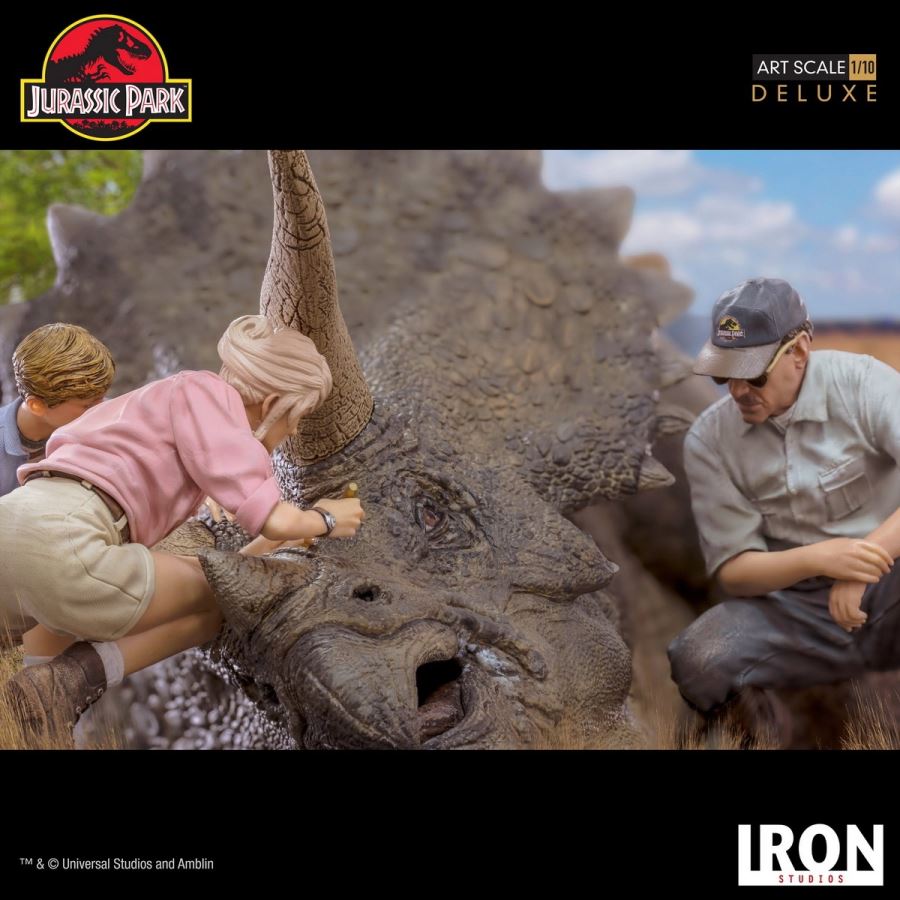 Triceratops Diorama Deluxe Art Scale 1/10 - Jurassic Park