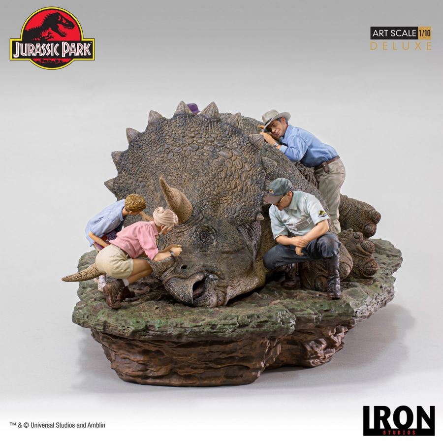 Triceratops Diorama Deluxe Art Scale 1/10 - Jurassic Park