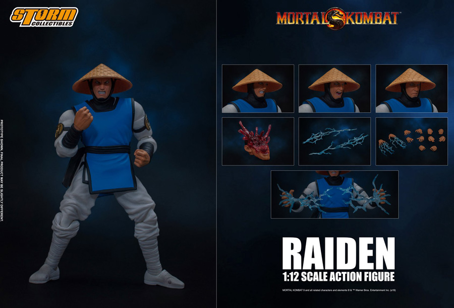 1/12 Scale Action Figure - Mortal Kombat - Raiden