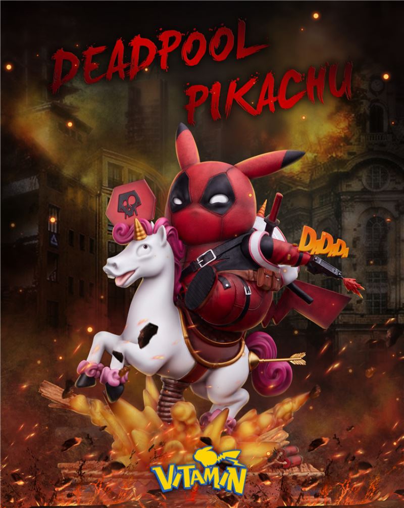 Pikachu Cos Deadpool