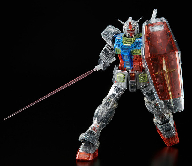 PG UNLEASHED 1/60 RX-78-2 Gundam clear color body