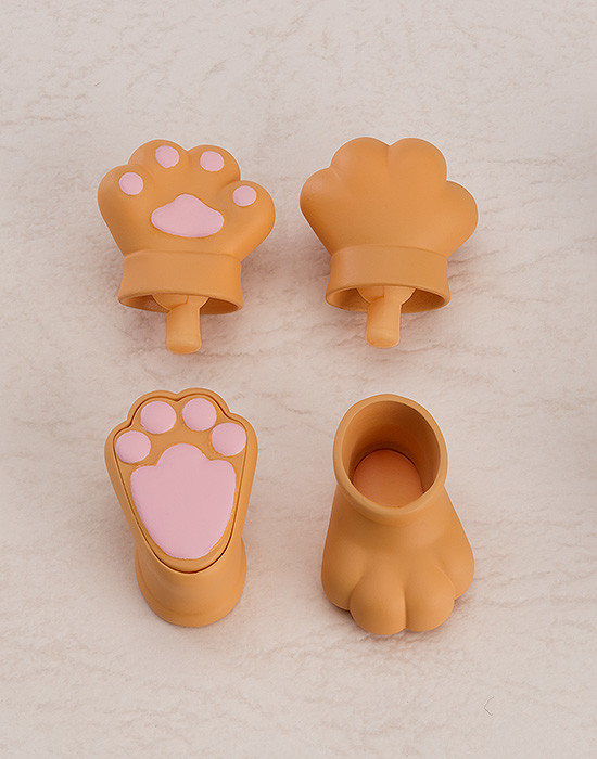 Nendoroid Doll: Animal Hand Parts Set (Black / White / Brown)