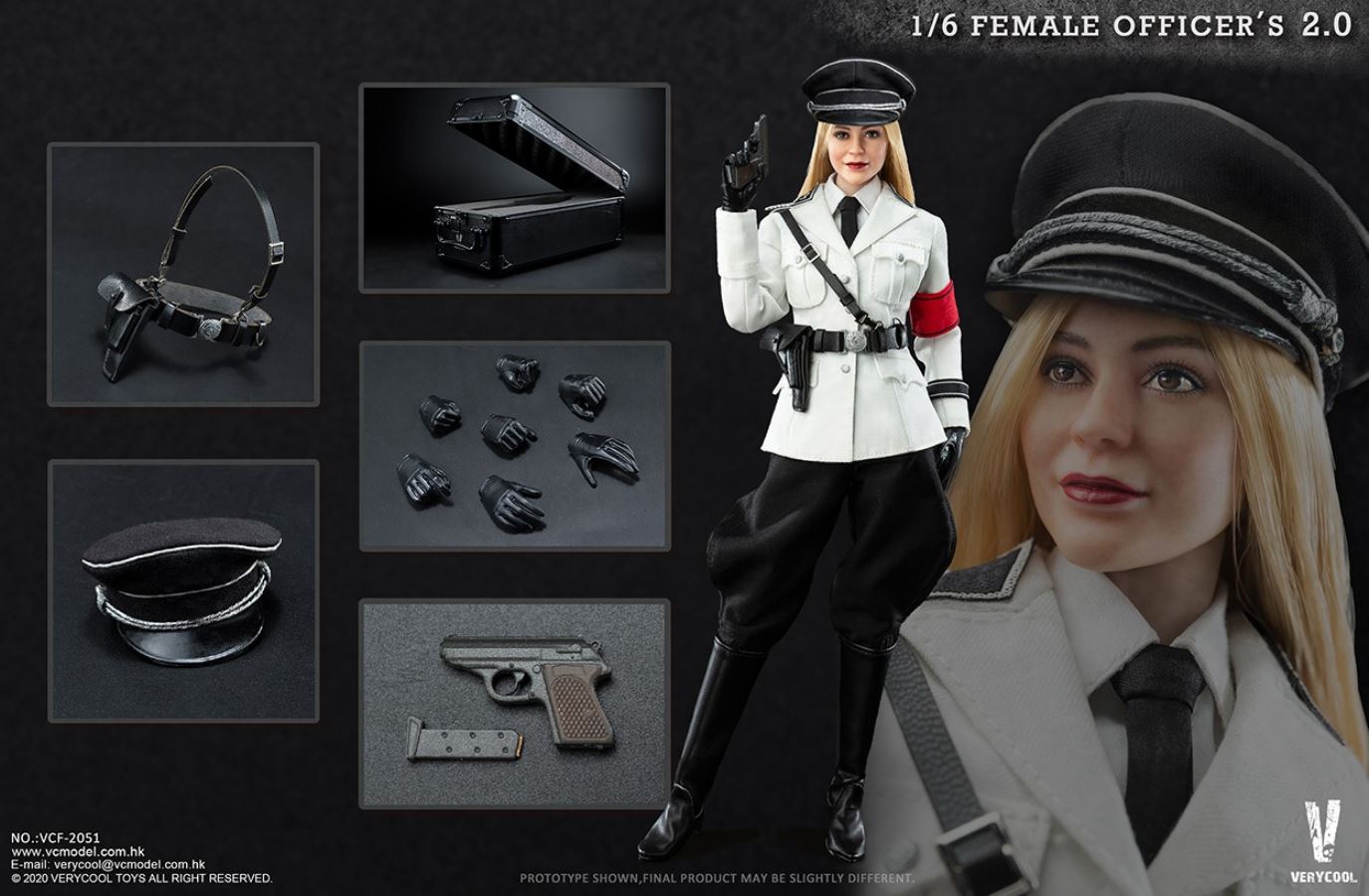 VERYCOOL NEWS: 1/6 Female SS Officer 2.0