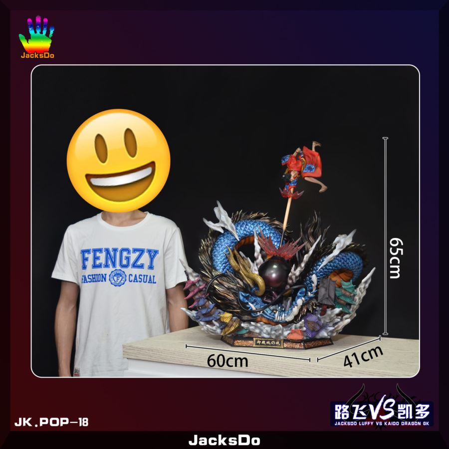 Luffy Punching Beast Mode Kaido