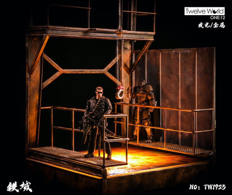 1/12 Steel Factory Scene