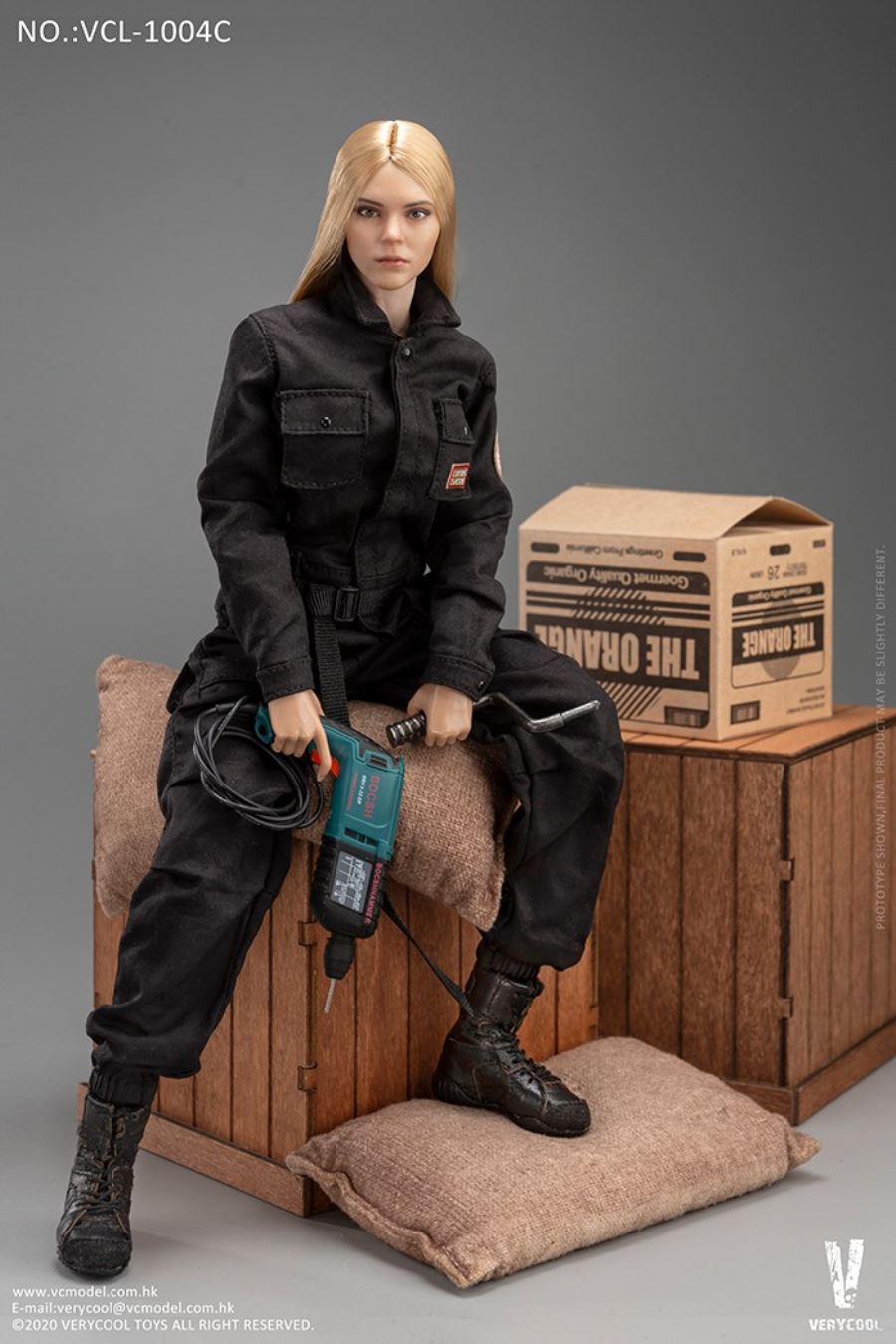 1/6 Western Beauty Head Sculpt + VC 3.0 Female Body Set