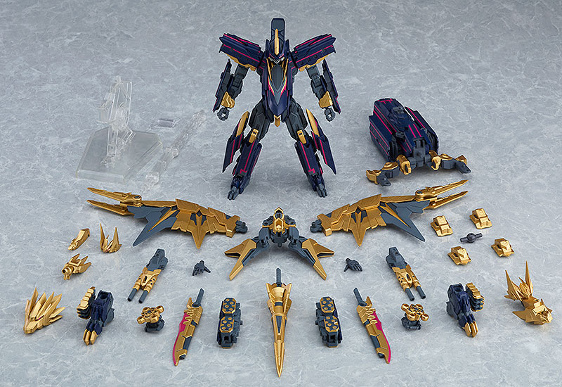 MODEROID Shinkansen Henkei Robo Shinkalion Black Shinkalion