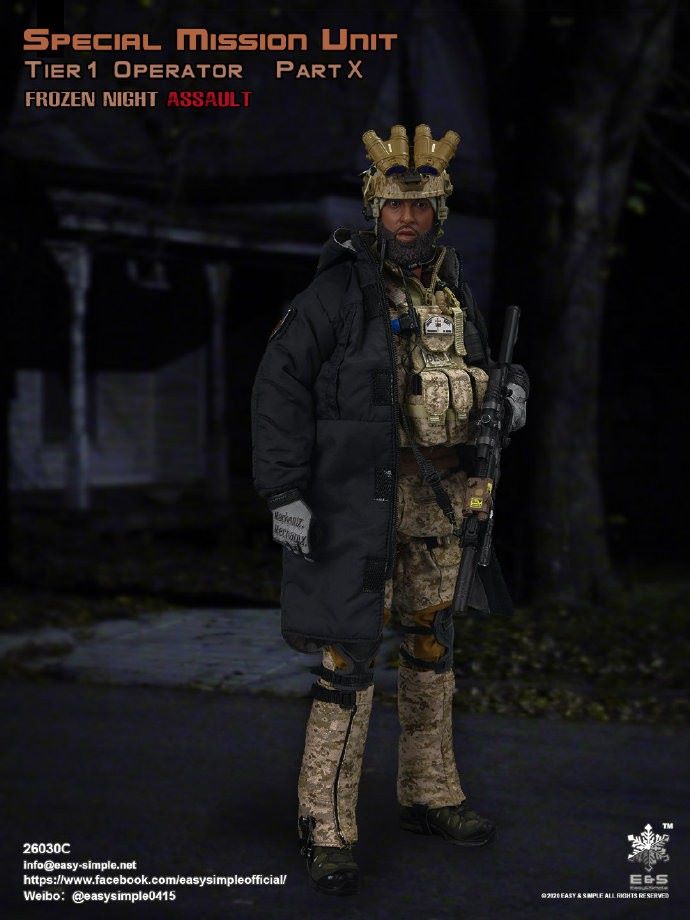 1/6 Special Mission Tier 1 Operator Part x Frozen Night Assault
