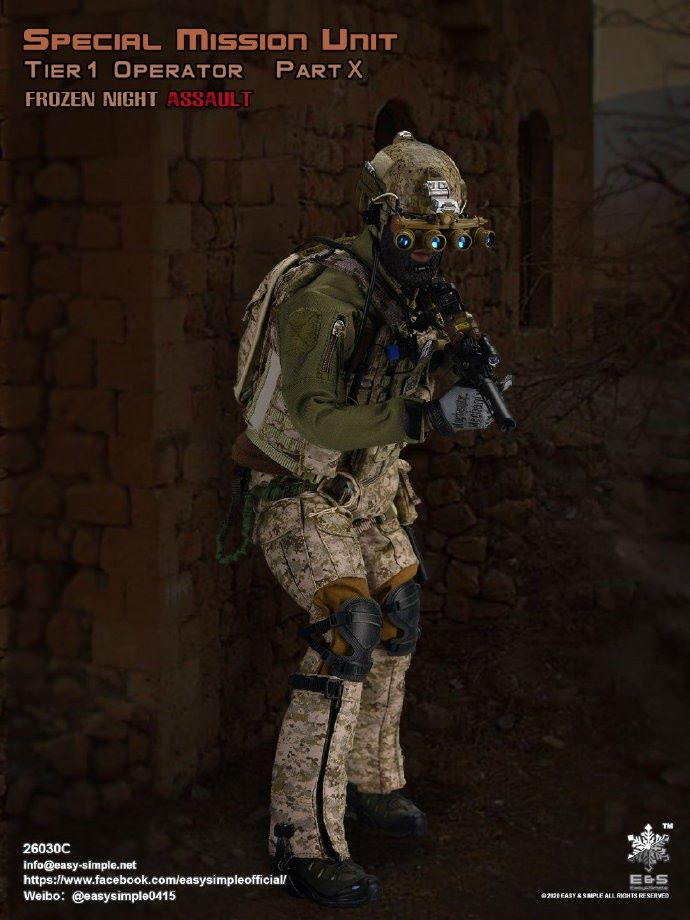 1/6 Special Mission Tier 1 Operator Part x Frozen Night Assault