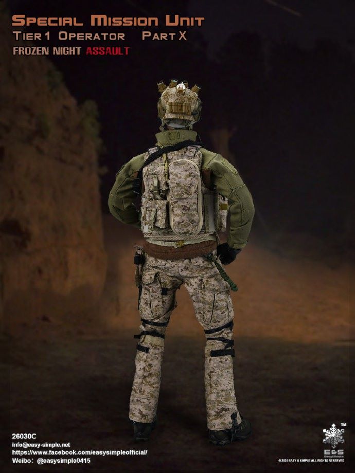 1/6 Special Mission Tier 1 Operator Part x Frozen Night Assault