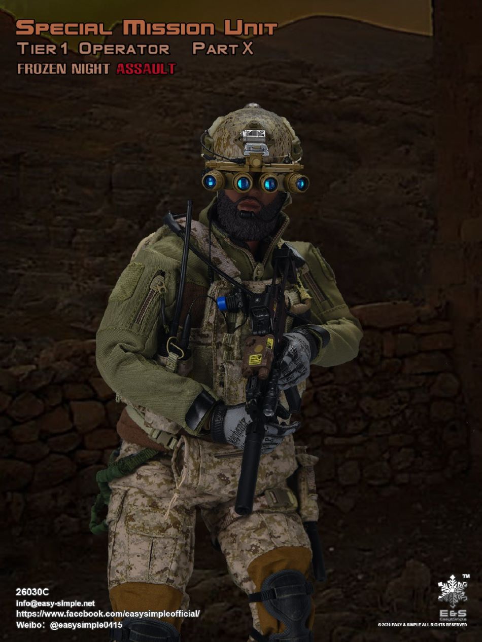 1/6 Special Mission Tier 1 Operator Part x Frozen Night Assault