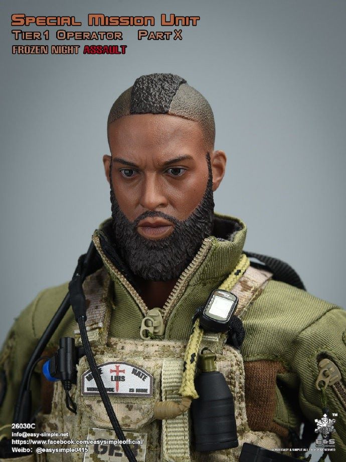 1/6 Special Mission Tier 1 Operator Part x Frozen Night Assault