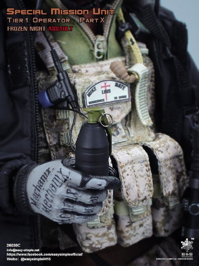 1/6 Special Mission Tier 1 Operator Part x Frozen Night Assault