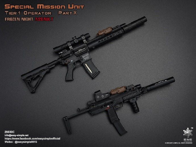 1/6 Special Mission Tier 1 Operator Part x Frozen Night Assault