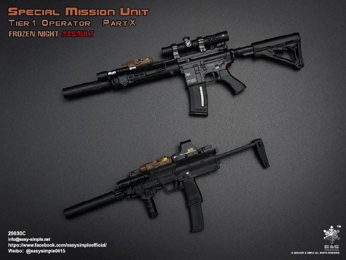 1/6 Special Mission Tier 1 Operator Part x Frozen Night Assault