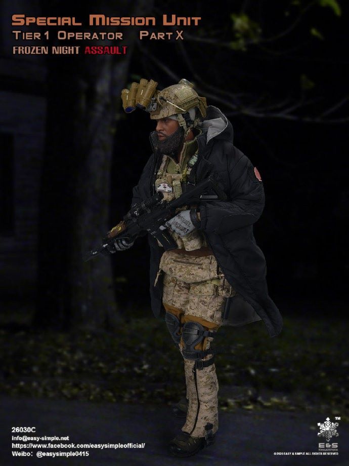 1/6 Special Mission Tier 1 Operator Part x Frozen Night Assault