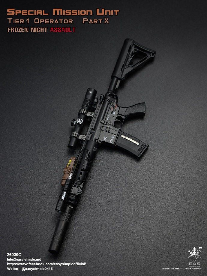 1/6 Special Mission Tier 1 Operator Part x Frozen Night Assault