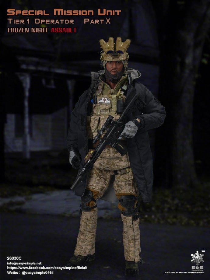 1/6 Special Mission Tier 1 Operator Part x Frozen Night Assault