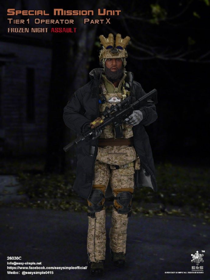 1/6 Special Mission Tier 1 Operator Part x Frozen Night Assault