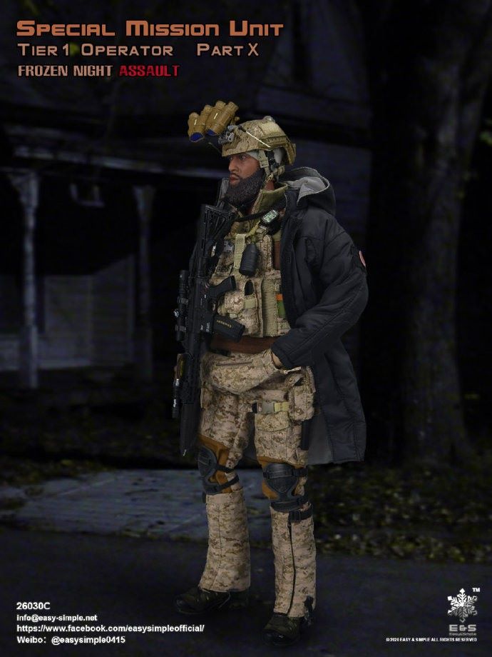 1/6 Special Mission Tier 1 Operator Part x Frozen Night Assault