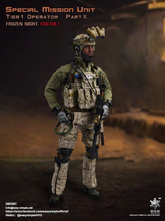 1/6 Special Mission Tier 1 Operator Part x Frozen Night Assault