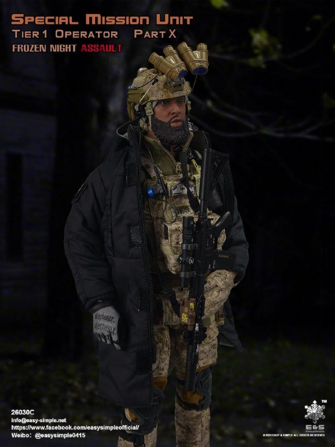 1/6 Special Mission Tier 1 Operator Part x Frozen Night Assault