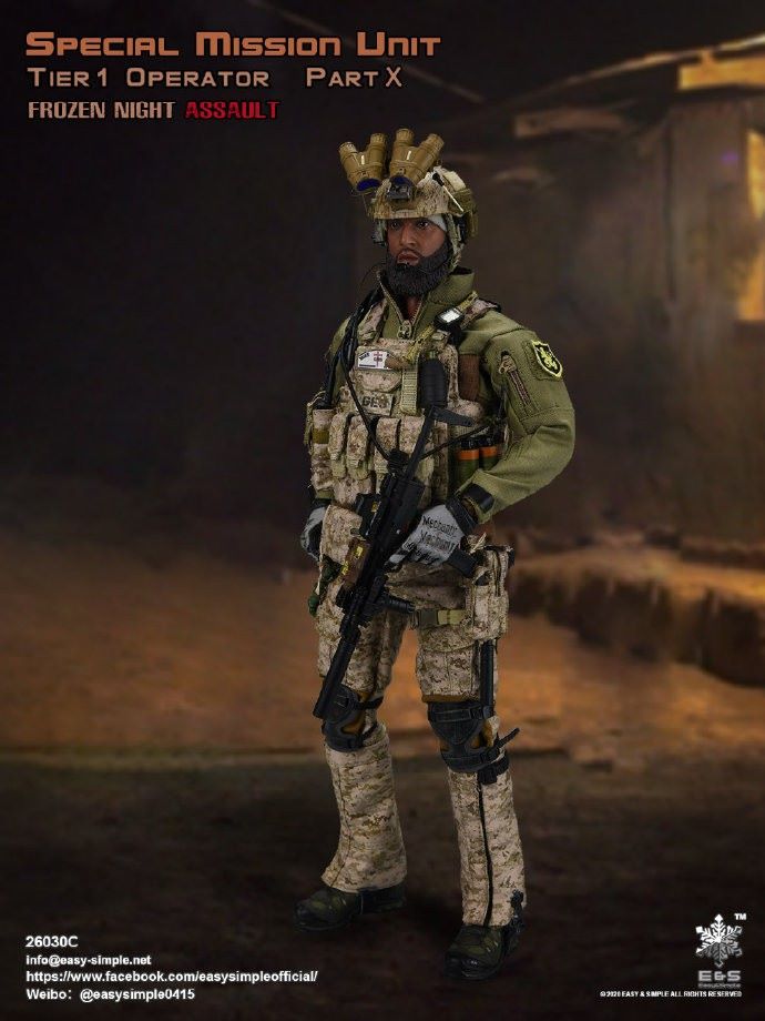1/6 Special Mission Tier 1 Operator Part x Frozen Night Assault